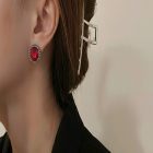 royal red stud earings 4