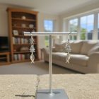 silver leaf drop dangle 3